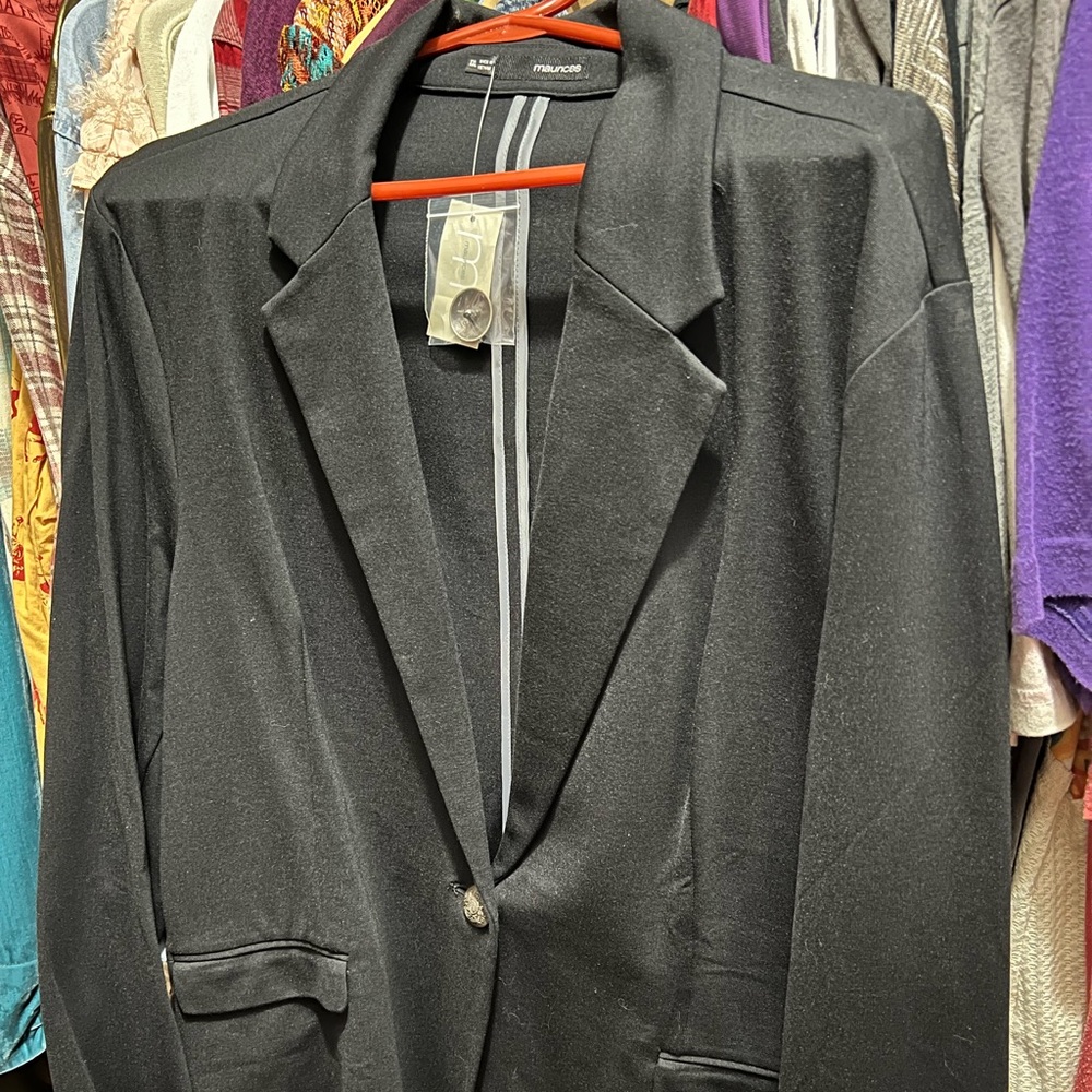 Maurices black blazer